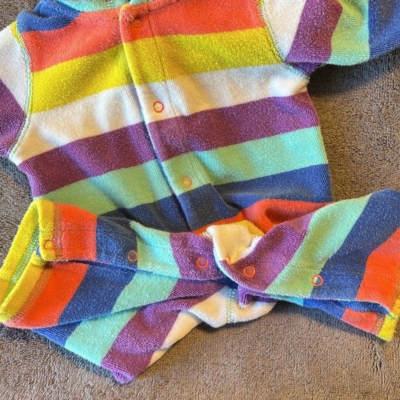 Baby Boden Towelings Multicolor Hooded Romper Unisex 0-3 months - Picture 3 of 5